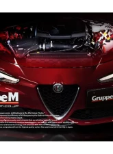GruppeM Ram Air Intake System Alfa Romeo Giulia Veloce | Super Turbo 2.0L Turbo 2017+                                     - FRI-0221 - Image 3