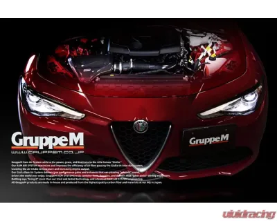 GruppeM Ram Air Intake System Alfa Romeo Giulia Veloce | Super Turbo 2.0L Turbo 2017+ - FRI-0221