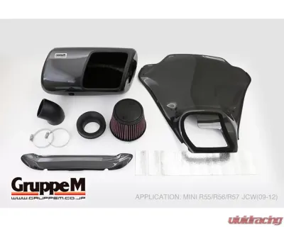 GruppeM Ram Air Intake System Mini JCW R55 | R56 | R57  2009-2012 - FRI-0333