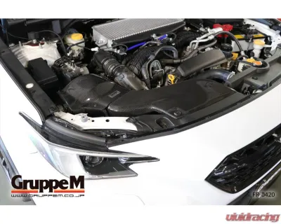 Gruppe M Ram Air System Carbon Duct Intake Kit Subaru WRX | Levorg 204 Turbo 2021+ - FR-0420