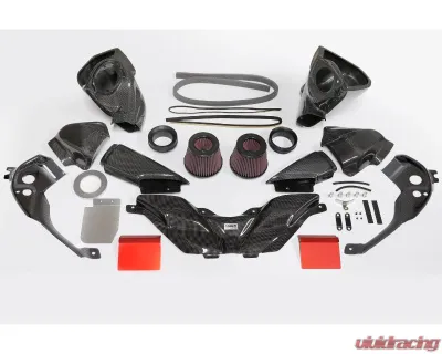 GruppeM Ram Air System Carbon Duct Intake Kit BMW  G87 M2 3.0L Twin Turbo 2021+ - FRI-0354