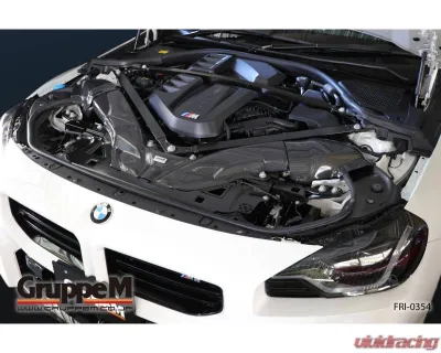 GruppeM Ram Air System Carbon Duct Intake Kit BMW  G87 M2 3.0L Twin Turbo 2021+ - FRI-0354