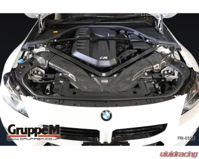 GruppeM Ram Air System Carbon Duct Intake Kit BMW  G87 M2 3.0L Twin Turbo 2021+ - FRI-0354