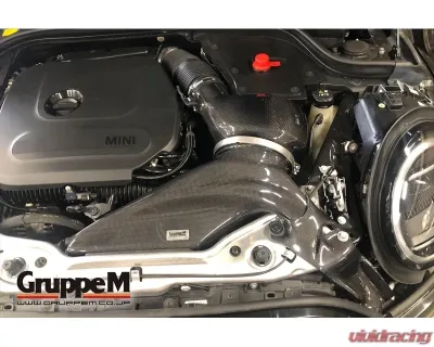 GruppeM Ram Air System Carbon Duct Intake Kit MINI F66 Cooper S | JCW 2024+ - FRI-0355