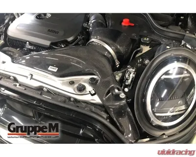 GruppeM Ram Air System Carbon Duct Intake Kit MINI F66 Cooper S | JCW 2024+ - FRI-0355