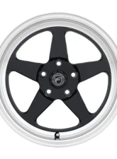 Forgestar D5 Drag 18x5 5x120.65 ET-38 BS  1.5 Gloss Black | Diamond Lip 70.3                                     - F0918C062N38 - Image 2