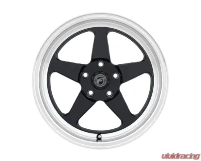 Forgestar D5 Drag 18x5 5x120.65 ET-38 BS  1.5 Gloss Black | Diamond Lip 70.3 - F0918C062N38