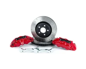 Alcon 350 x 32mm Rotors 6-Piston Red Calipers Front Brake Upgrade Kit Jeep JL 2018+