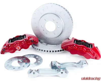 Alcon 347x36mm Rotors 6-Piston Red Front Brake Kit Ford F-150 | Raptor Gen1-2 2009-2020 - BKF1559BE11