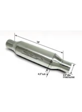 SLP Performance 1pc SLP LoudMouth Bullet Type 2.5" Inlet | Outlet Resonator                                     - 310013919 - Image 2