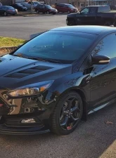 VIS Racing AMS Style Black Carbon Fiber Hood Ford Focus 2015-2018                                     - 15FDFOC2DAMS-010C - Image 2