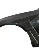 VIS Racing Carbon Fiber Fenders FVS Style for Infiniti Q50 4DR 2015-2022                                     - 14INQ504DFVS-007C - Image 4