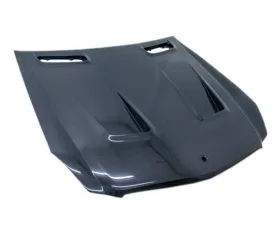 VIS Racing Carbon Fiber BLK Series Style Hood Mercedes SL 2DR 2009-2012