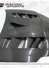 VIS Racing Carbon Fiber Sniper Style Hood Nissan 350Z 2DR 2003-2006                                     - 03NS3502DSNI-010C - Image 2