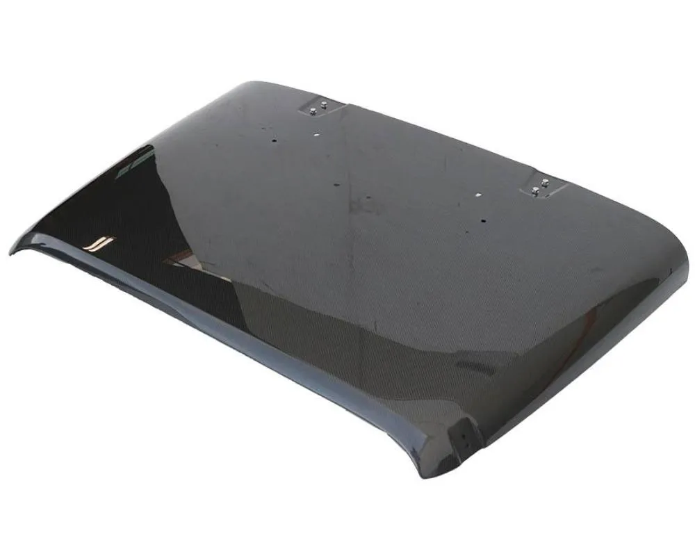 VIS Racing Carbon Fiber OEM Style Hood Jeep Wrangler JK 4DR 2007-2018 - 07JPWJK4DOE-010C
