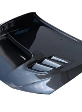 VIS Racing Carbon Fiber VS2 Style Hood Subaru WRX Hatchback | 4DR 2008-2014                                     - 08SBWRXHBVS2-010C - Image 3