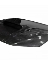 VIS Racing Carbon Fiber VS2 Style Hood Subaru WRX Hatchback | 4DR 2008-2014                                     - 08SBWRXHBVS2-010C - Image 3