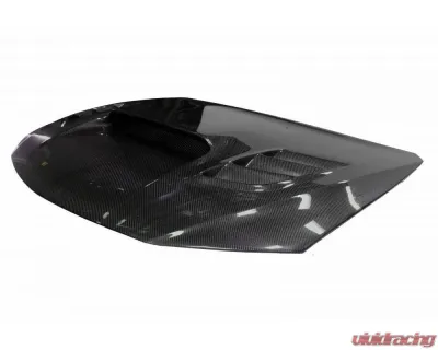VIS Racing Carbon Fiber VS2 Style Hood Subaru WRX Hatchback | 4DR 2008-2014 - 08SBWRXHBVS2-010C
