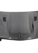 VIS Racing Carbon Fiber A Spec Style Hood Mercedes C-Class 2012-2014                                     - 12MEW2044DASC-010C - Image 2