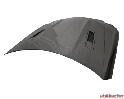 VIS Racing Carbon Fiber A Spec Style Hood Mercedes C-Class 2012-2014 - 12MEW2044DASC-010C