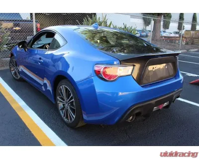 VIS Racing Carbon Fiber Demon Style Trunk Subaru BRZ 2DR 2013-2020 - 13SBBRZ2DDEM-020C