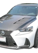 VIS Racing Carbon Fiber AMS Style Hood Lexus IS250 | 350 4DR 2014-2020                                     - 14LXIS34DAMS-010C - Image 4