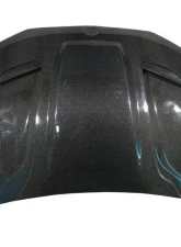 VIS Racing Carbon Fiber CS Style Hood BMW 5 Series G30 | M5 G90 2017-2022                                     - 17BMG304DCS-010C - Image 3