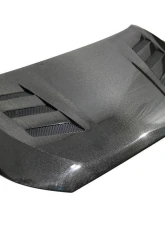 VIS Racing Carbon Fiber AMS Style Hood Hyundai Veloster 2DR 2019-2021                                     - 19HYVEL2DAMS-010C - Image 4