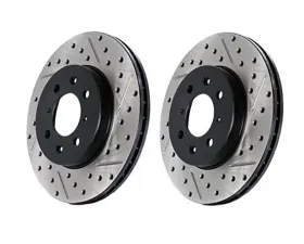 StopTech Sport Drilled | Slotted Brake Rotor Rear Set BMW 750i | 760i | 760Li 2005-2008 CLEARANCE