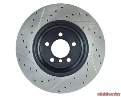 StopTech Sport Drilled | Slotted Brake Rotor Rear Set BMW 750i | 760i | 760Li 2005-2008 CLEARANCE - 127.34086L-R-Set