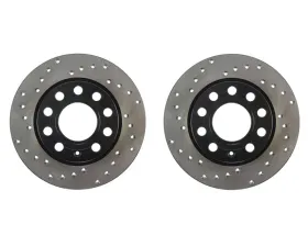 StopTech Sport Drilled Brake Rotor Rear Set Audi A4 | A4 Quattro 2002-2008 CLEARANCE