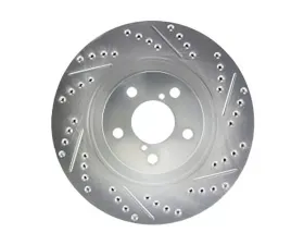 StopTech Select Sport Front Left Brake Rotor, Cross-Drilled/Slotted, 2009+ Scion/Subaru/Toyota, 227.47021L