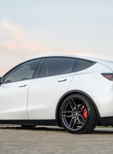 ADV1 ADV005 Concave Wheel Set of 4 20x9.0 20x10.5 Satin Black Tesla Model 3 CLEARANCE                                     - ADV1-005-TSLA3-SBLK - Image 9