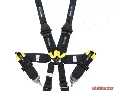 Schroth Driver Side 6-Point Carbon Seats Seat Belt Black Porsche 991 GT3 | 981 GT4 | 918 2013-2016 - SR 94710US-0-30