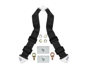 Schroth Sub Straps Dual Snap Black