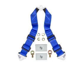 Schroth Sub Straps Dual Snap Blue