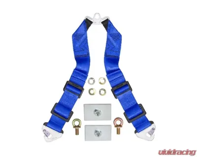 Schroth Sub Straps Dual Snap Blue - SR 49102K