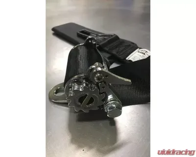 Schroth HNR Optimized 2in Shoulders LatchLink 2in Lap 5-Point  Sub Lap Ratchet Left Pull Up Right Side - SR 61550H-R