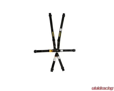 Schroth Latchlink II 5-Point Harness 3in Shoulders 2in Lap Pull Down Both Sides SFI 16.1 - SR 66750D
