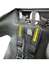 Schroth Black 16.5 Formula II 8-Point Right Side Pull Up                                     - SR 91555-8PU - Image 2