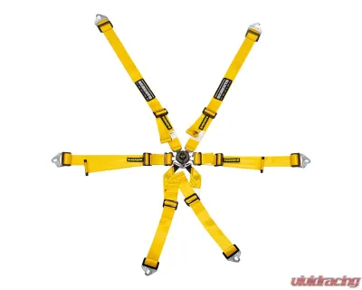 Schroth Yellow Flexi 2x2 Belts - SR 94530-H3-30