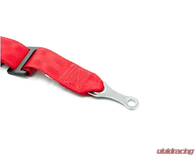 Schroth 1/2" Bolt-In Red 9" Tow Strap - SR 90372
