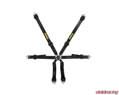 Schroth Black 2x2 Clubman Belt - SR 94570A-0