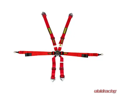 Schroth Red Enduro 2x2 6-Point Belt Porsche GT3 2002+ - SR 94710US-2
