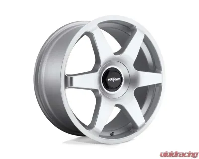 Rotiform 1 Piece SIX Wheel 19.00x8.50 Blank 35 Gloss Silver - R114198500+35D