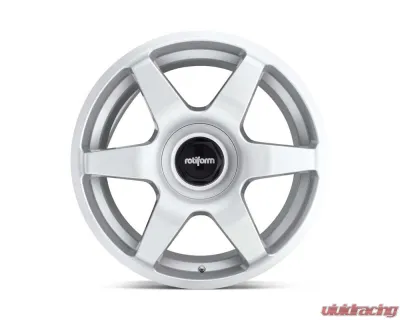 Rotiform 1 Piece SIX Wheel 19.00x8.50 Blank 35 Gloss Silver - R114198500+35D