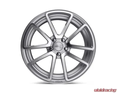 Rotiform R120 SPF Wheel 18x8.5 5x112 45mm Gloss Silver Machined - R1201885F8+45