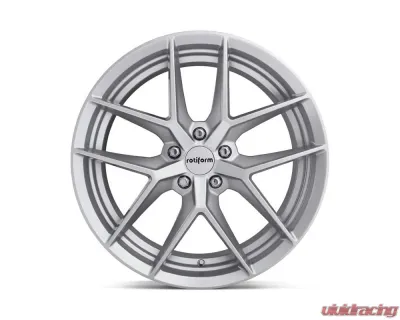 Rotiform R133 FLG Wheel 19x8.5 5x112 45mm Gloss Silver - R1331985F8+45