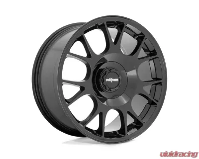 Rotiform R187 TUF-R Wheel 19x9.5 Blank +20mm Glossy Black - R187199500-20
