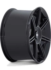 Rotiform FRA Wheel 22x10 5x130 56mm Gloss Black w/Matte Black Spokes                                     - R907221063+56 - Image 3